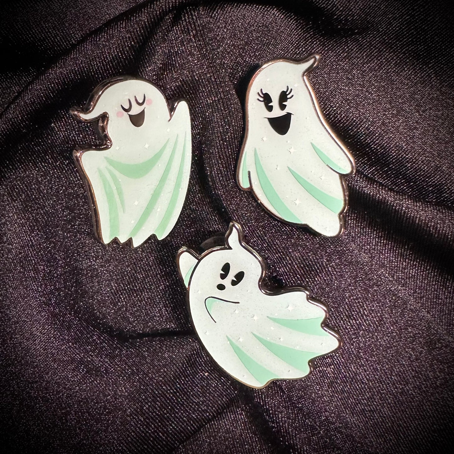 Magically Horrific Ghosts Pin Set