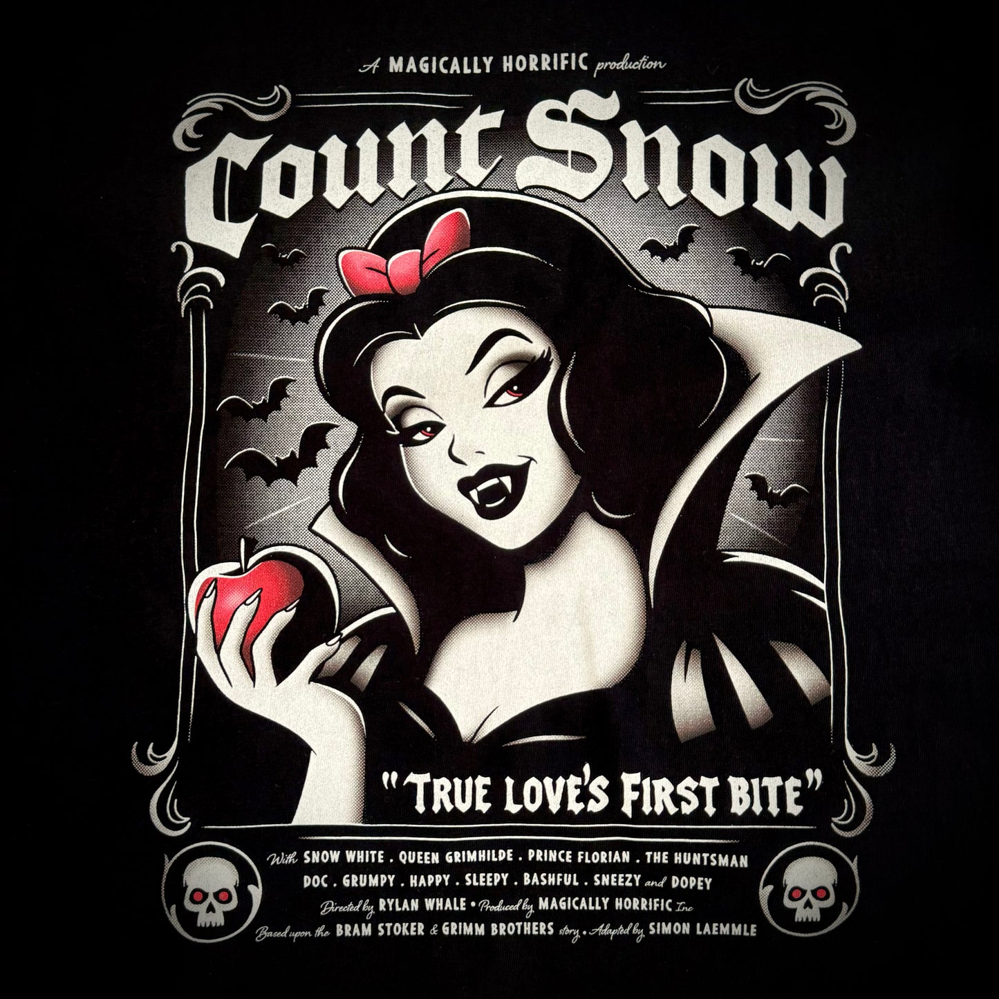 Magically Horrific™ Count Snow Poster Tee Shirt