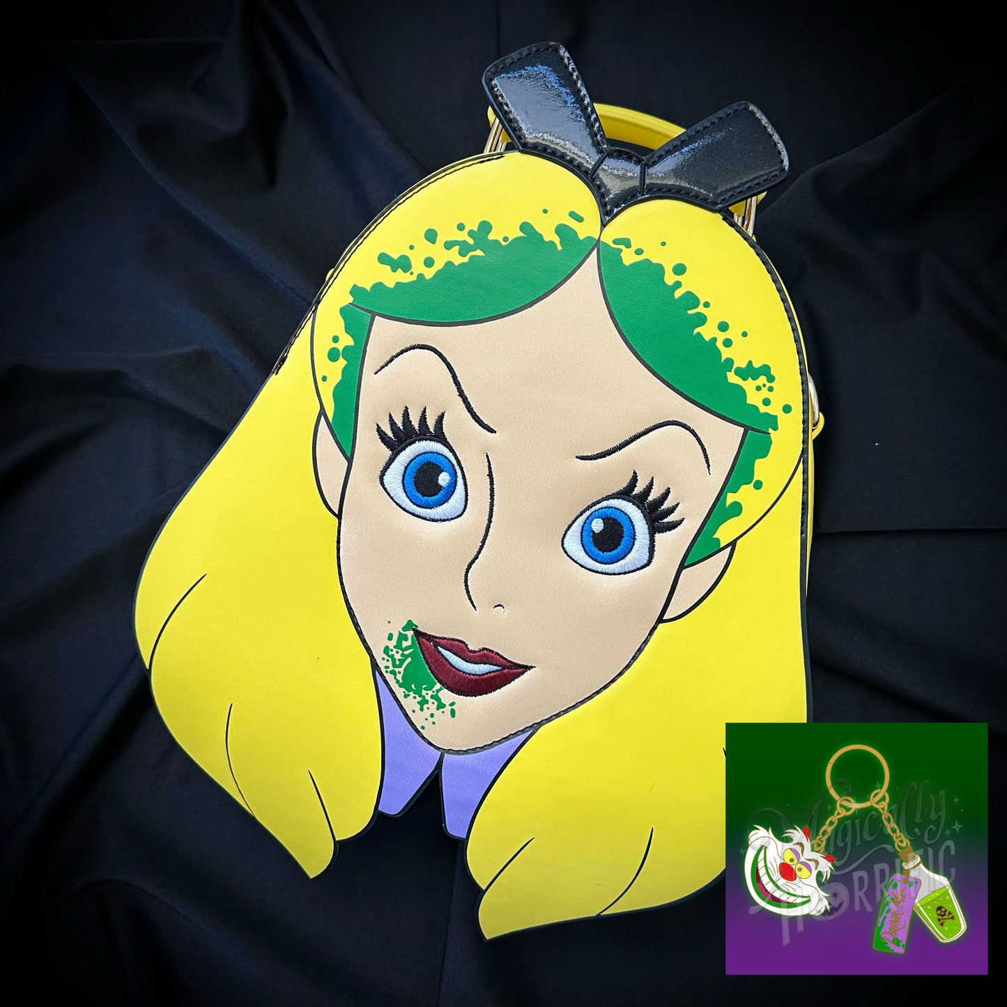 Magically Horrific™ The ALICEJUICE Novelty Purse + Keychain (ORIGINAL YELLOW HAIR)