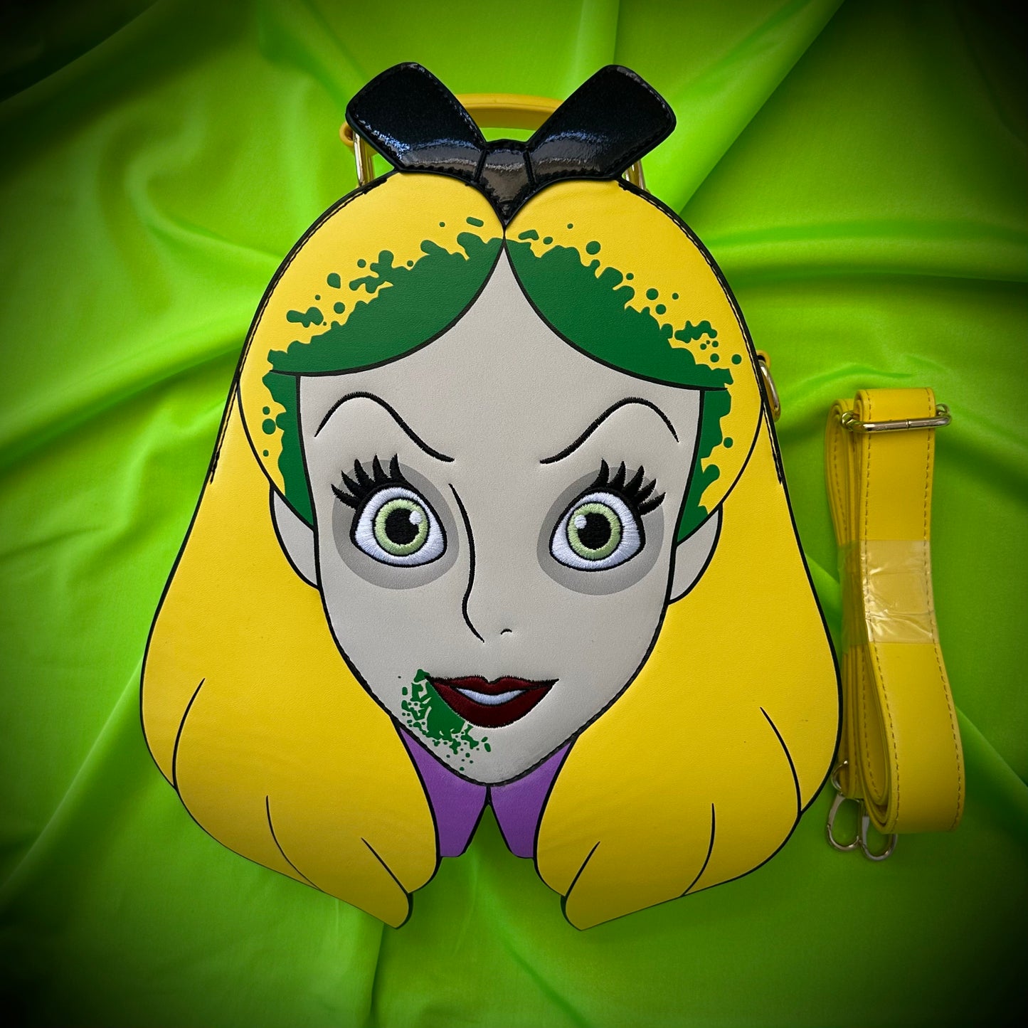 Magically Horrific™ The ALICEJUICE Novelty Purse + Keychain (CORPSE SKIN / YELLOW HAIR)